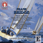 Frank BridgeVIOLIN SONATA & PIANO QUINTET