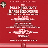Full Frequency Range Recording - the Classic 'k' Series 1944 Recordings
