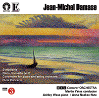 Jean-Michel Damase Symphonie, Piano & Flute Concertos