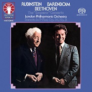 Daniel Barenboim & Artur Rubinstein - Beethoven: Piano Concerto No. 5 (The "Emperor" Concerto) & Sonata No. 18 in E flat, Op. 31, No. 3 [SACD Hybrid Multi-channel / Stereo]