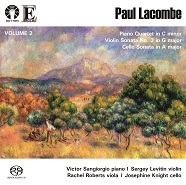 Paul Lacombe – Volume 2: Piano Quartet, Cello Sonata, Violin Sonata No. 3[SACD Hybrid Multi-Channel]