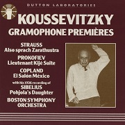 Serge Koussevitzky Gramophone Premieres